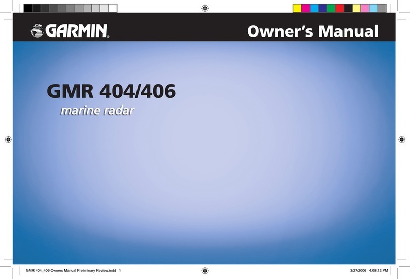 Garmin GMR 406 User manual