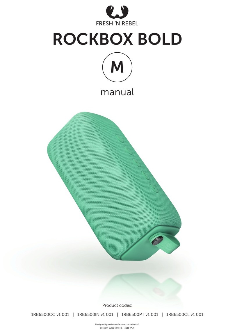 Fresh 'N Rebel ROCKBOX BOLD manual