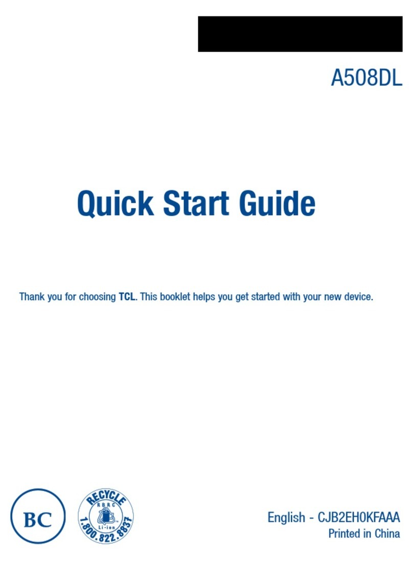 TCL A508DL User manual