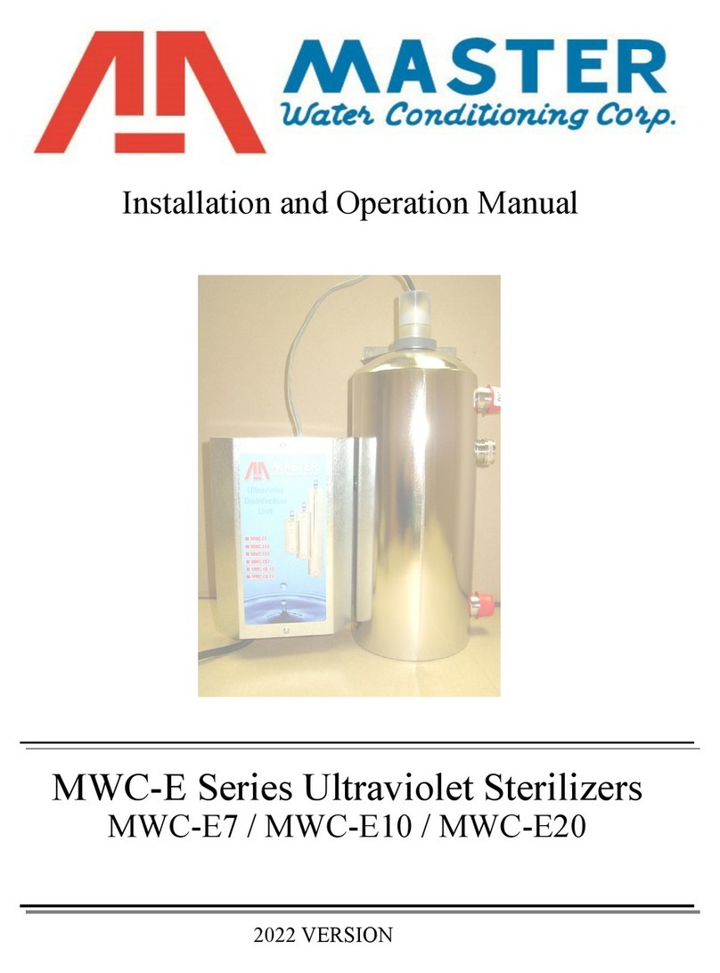 Master MWC-E Series User manual
