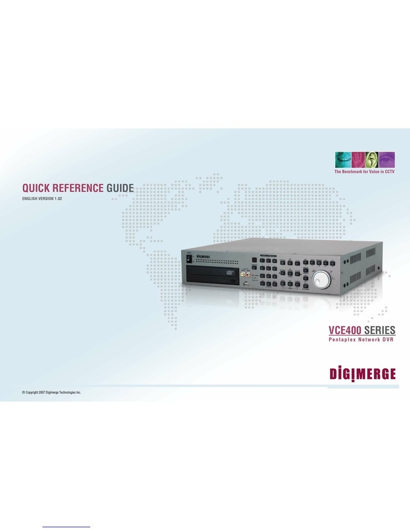 Digimerge VCE400 Series User manual