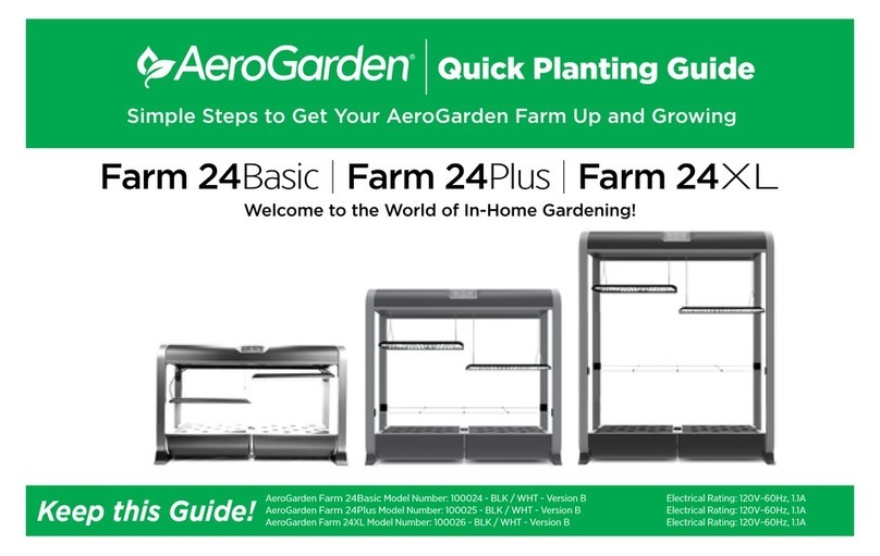 AeroGrow AeroGarden Farm 24Basic Quick planting guide