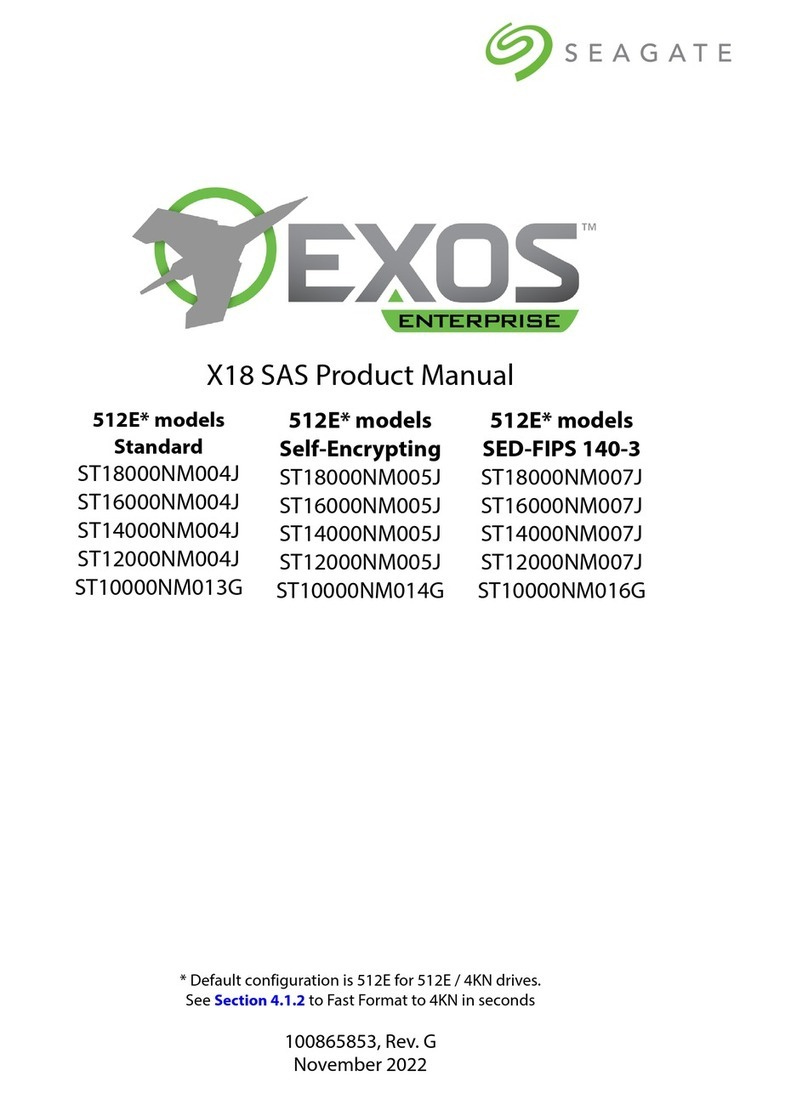 Seagate EXOS ST16000NM004J product manual