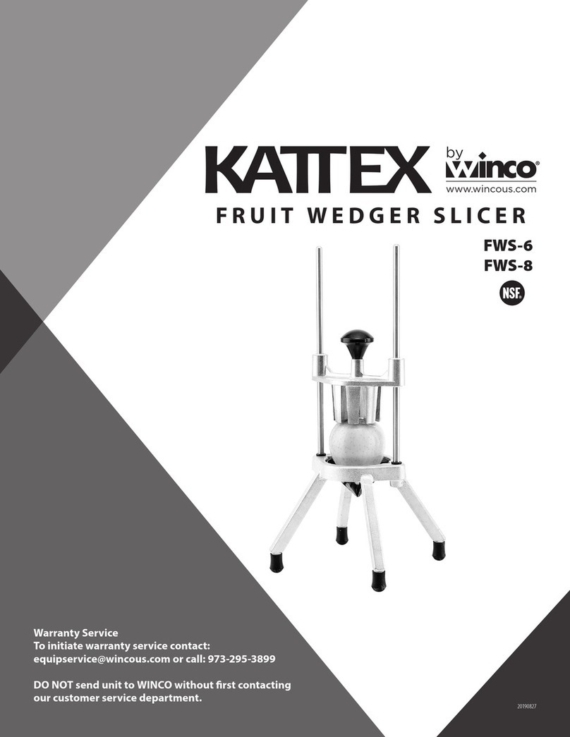 Winco KATTEX FWS-6 quick start guide