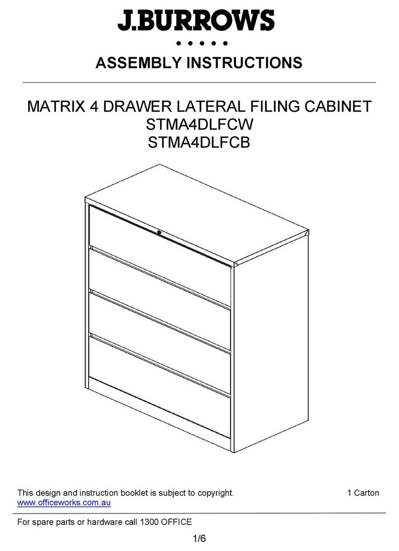 J.Burrows MATRIX STMA4DLFCW Assembly instructions