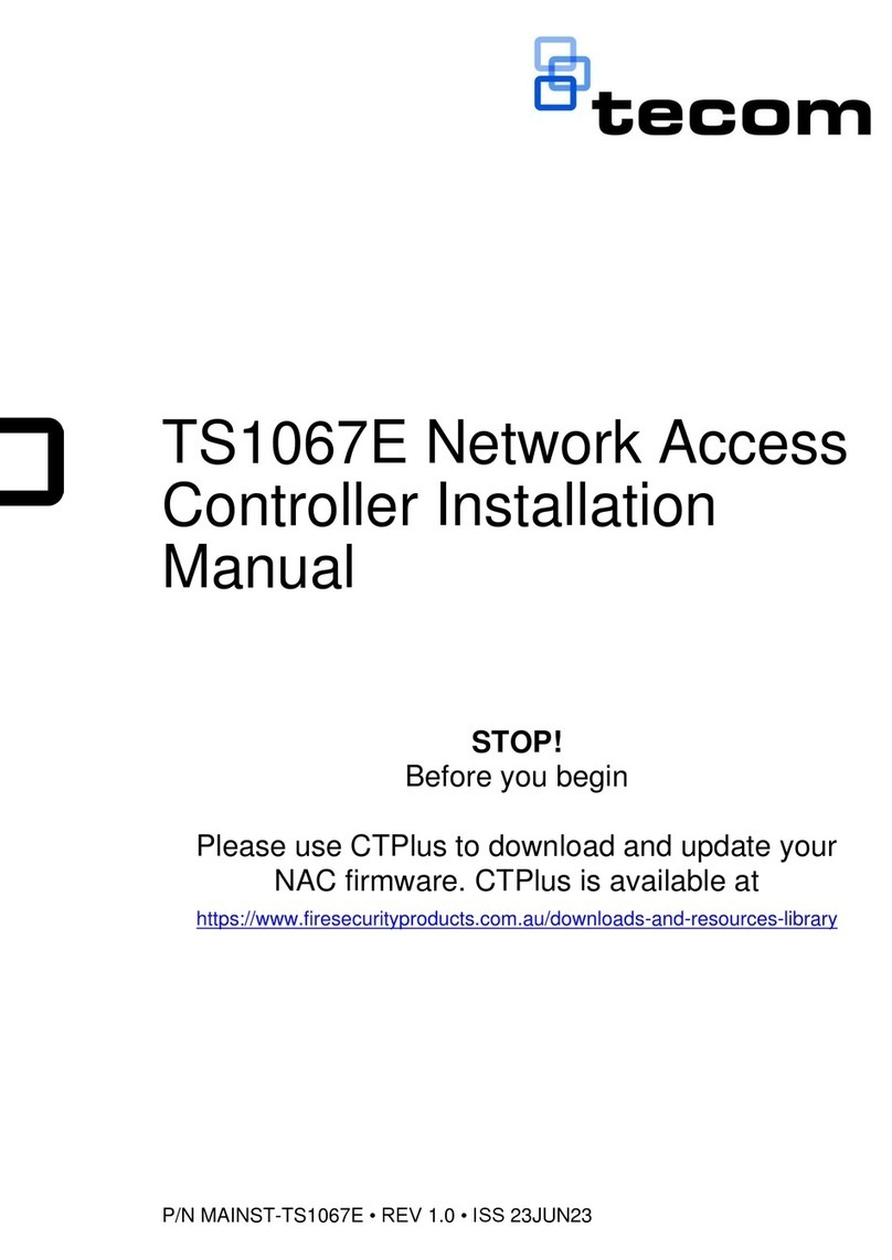 TECOM TS1067E User manual