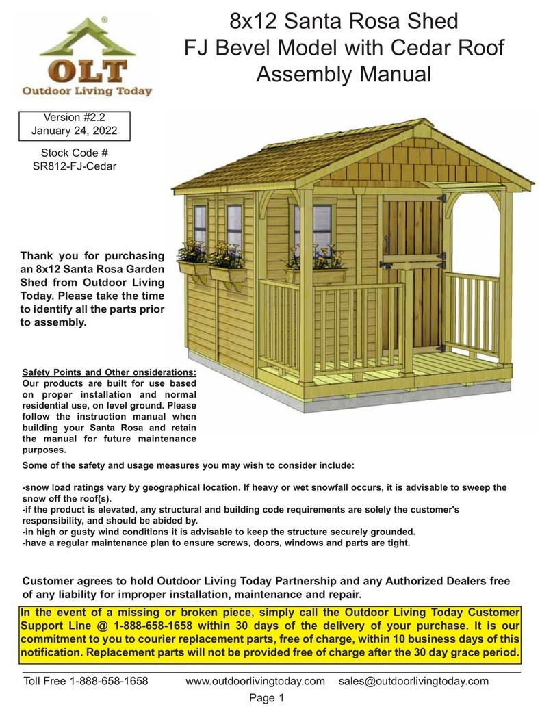 OLT Santa Rosa SR812-FJ-Cedar User manual