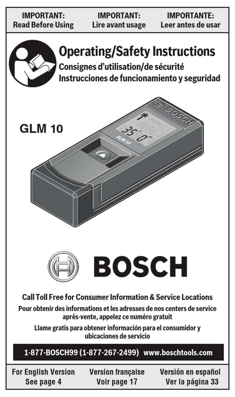 Bosch GLM 10 Assembly instructions