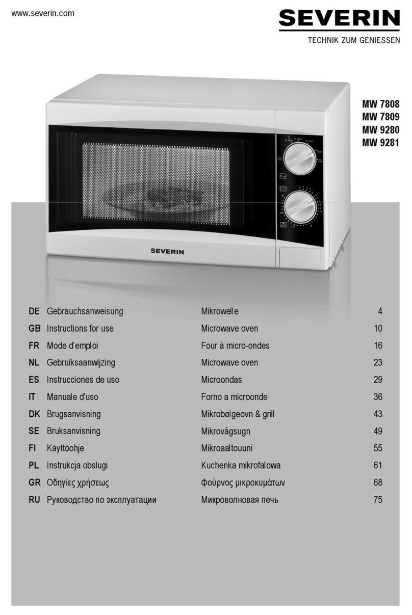 SEVERIN MW 7808 User manual