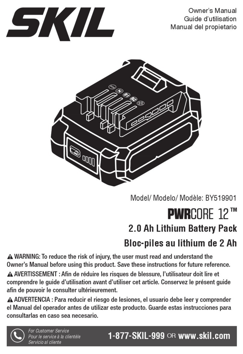 Skil PWRCORE 12 BY519901 owner's manual