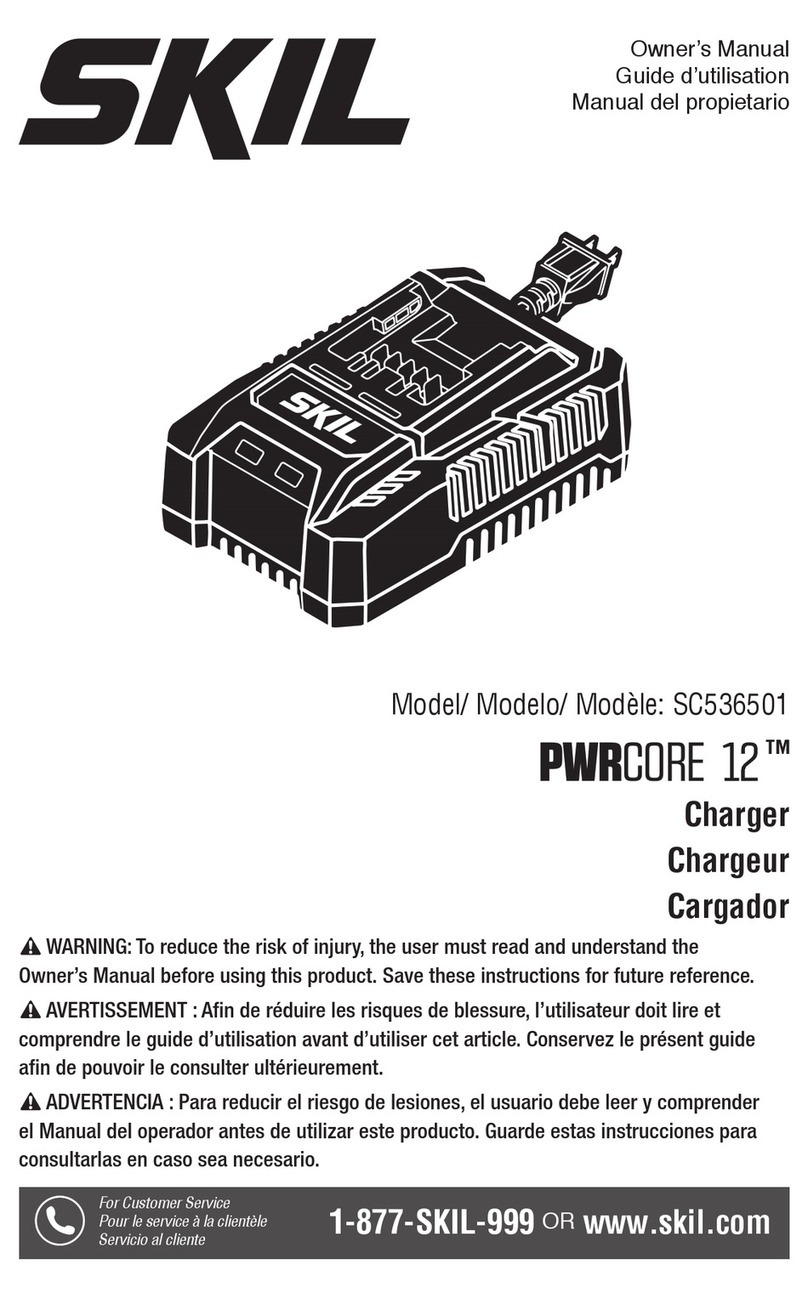 Skil PWRCORE 12 SC536501 owner's manual