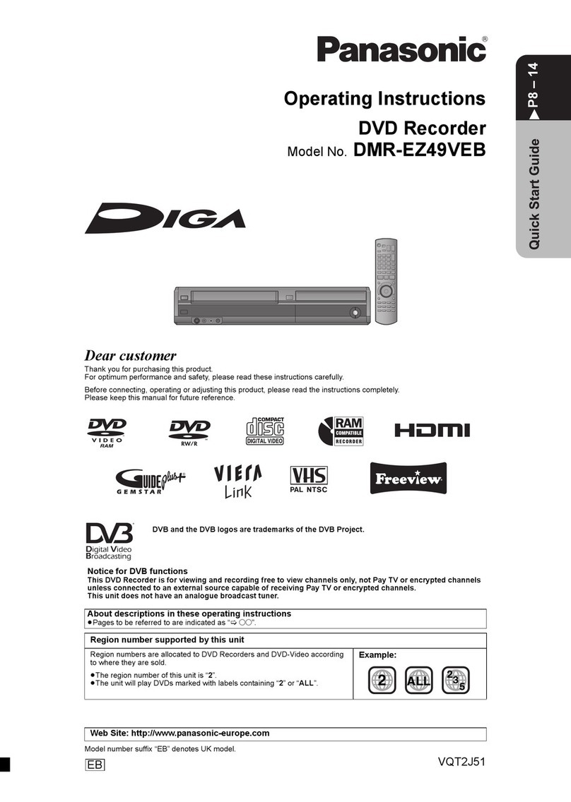 Panasonic DMR-EZ49VEB User manual
