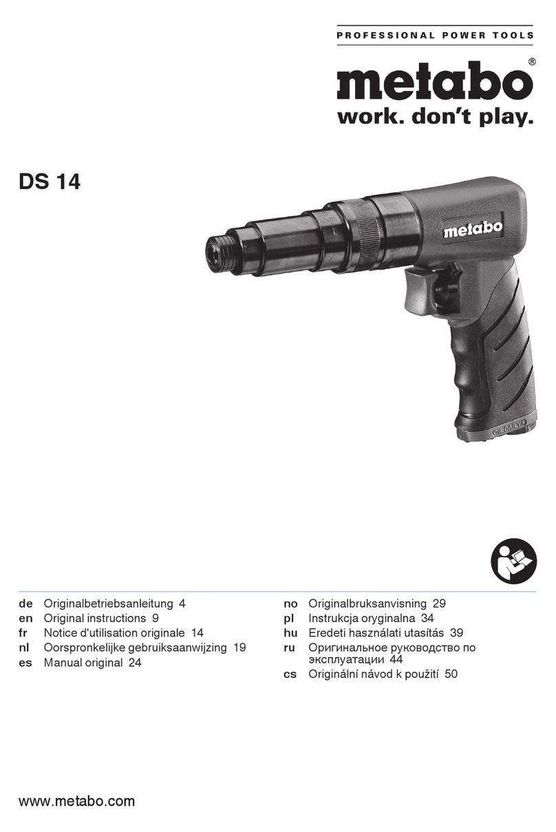 Metabo DS 14 Original instructions