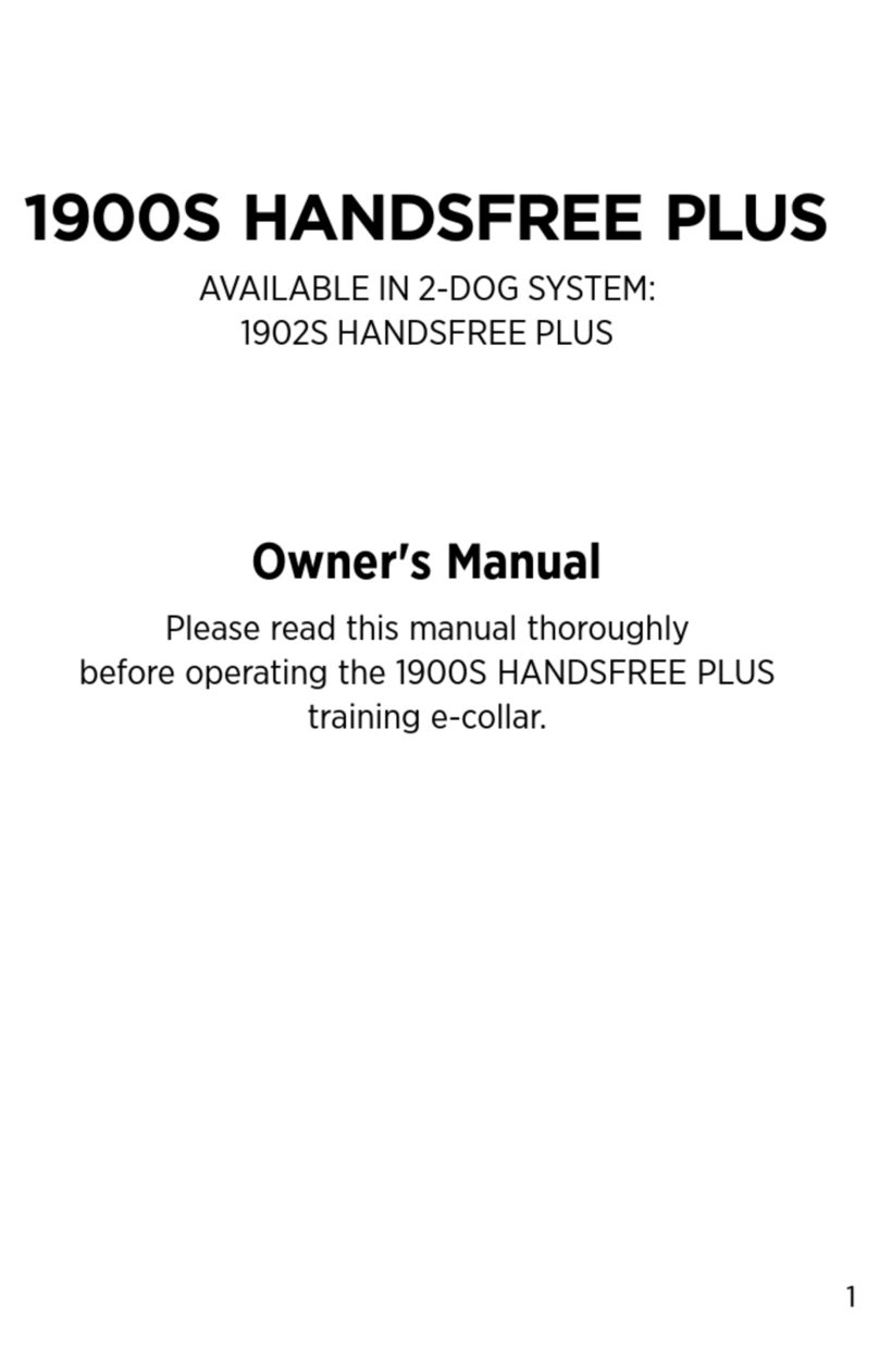 Dogtra 1900S HANDSFREE PLUS owner's manual