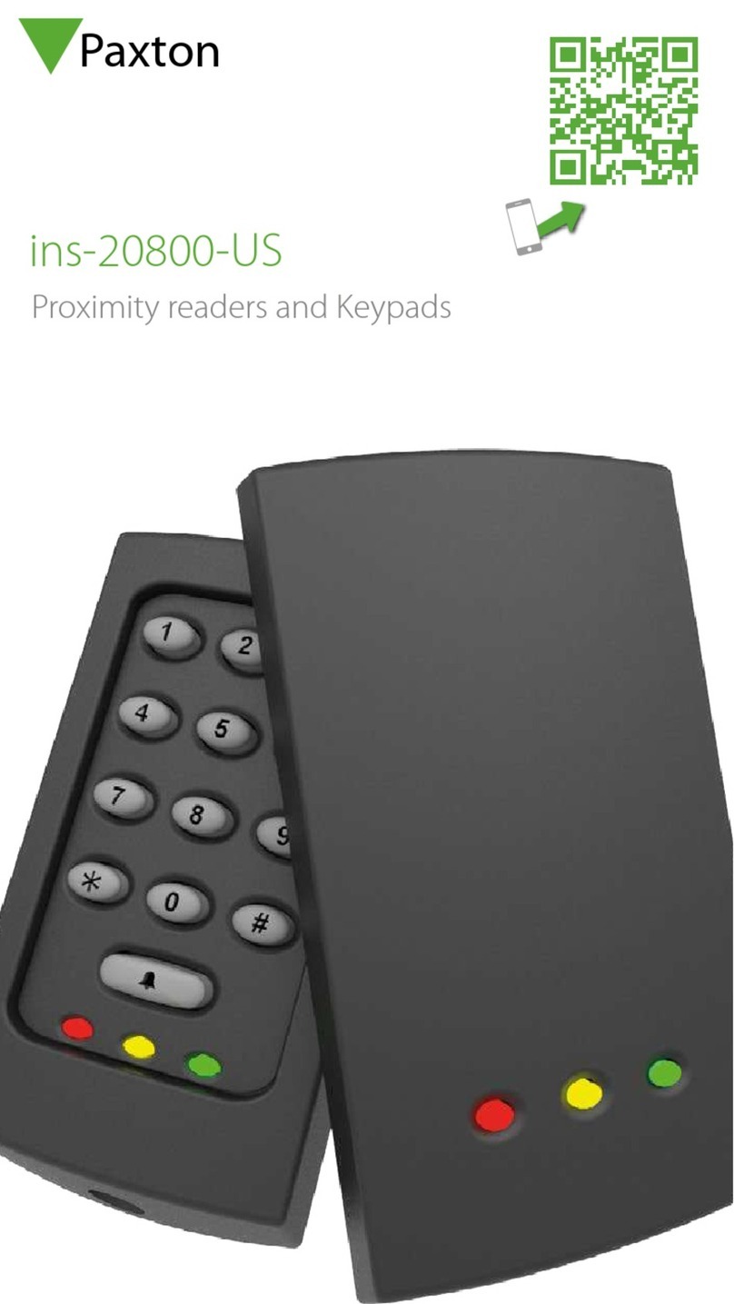 Paxton ins-20800-US manual