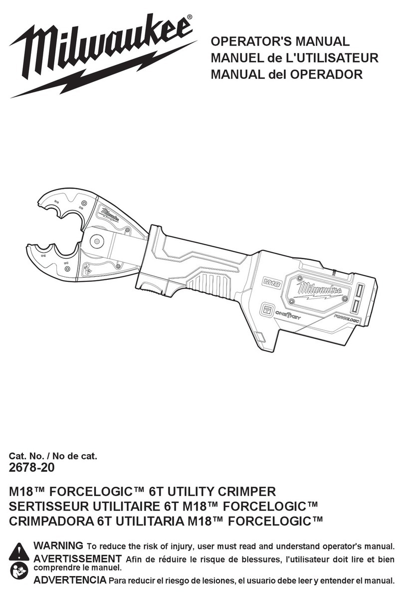 Milwaukee 2678-20 User manual