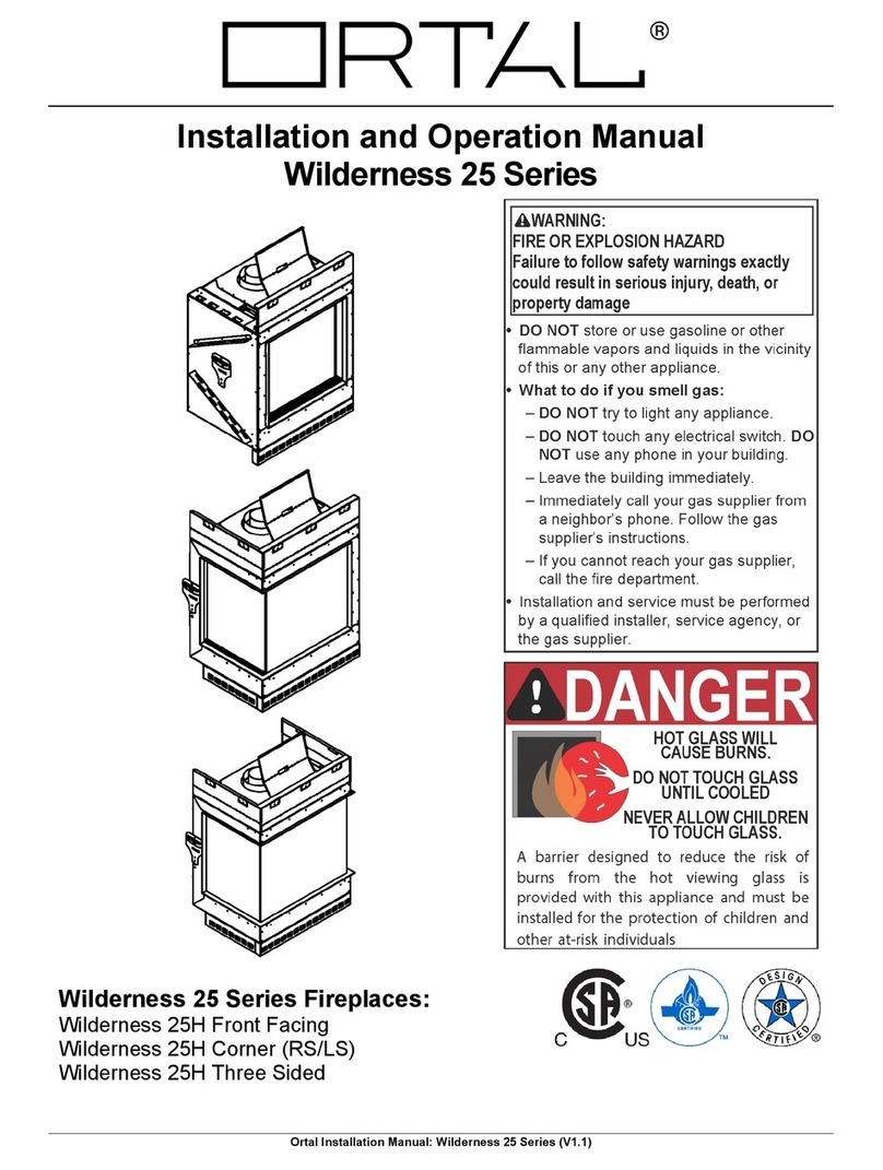 ORTAL Wilderness 25 Series Installation and operation manual ORTAL Wilderness 25 Series Installation and operation manual