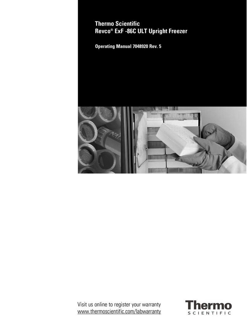 Thermo Scientific Revco ExF User manual