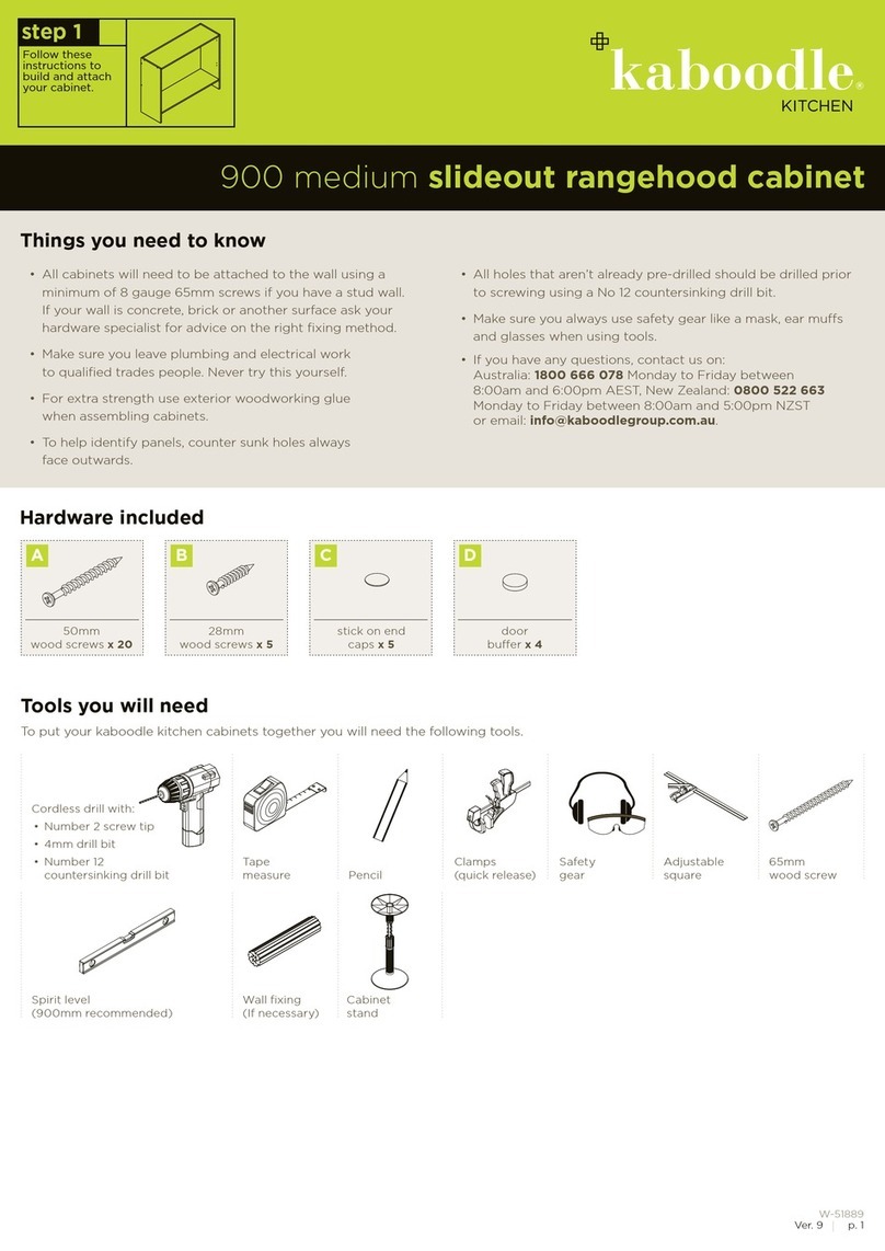 Kaboodle W-51889 User manual Kaboodle W-51889 User manual