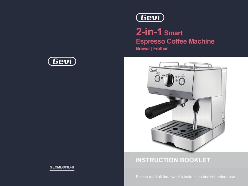Gevi GECME003D-U Instruction booklet
