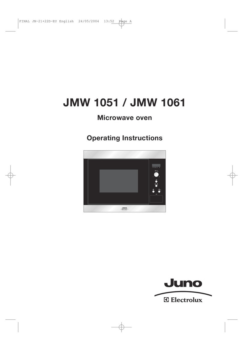 Electrolux JMW1051 User manual