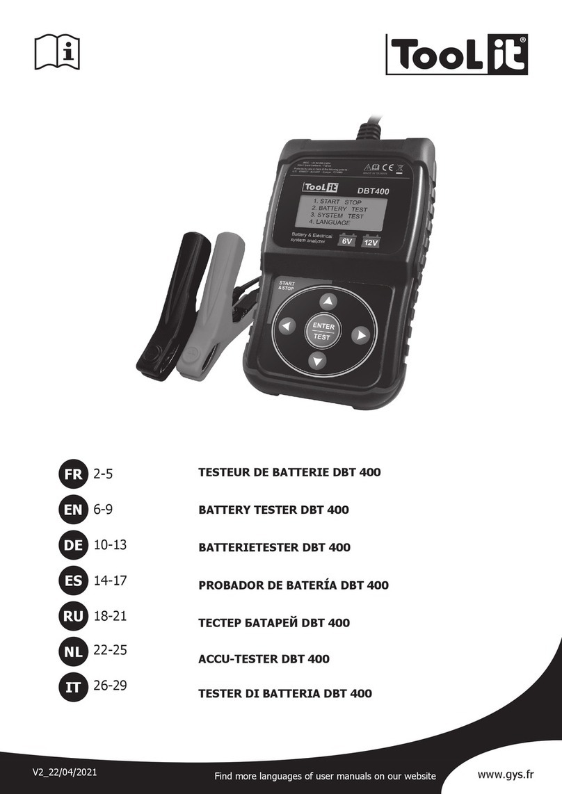 Tool it DBT400 User manual