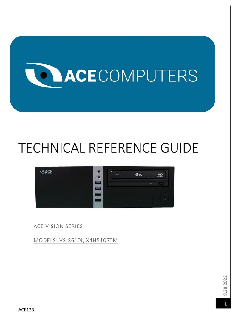 ACE COMPUTERS VS-S610I Use and care manual
