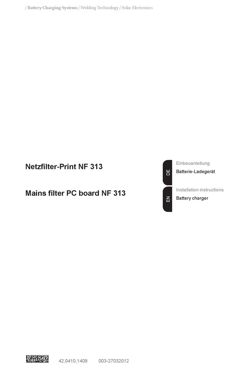 FRO­NIUS NF 313 installation instructions