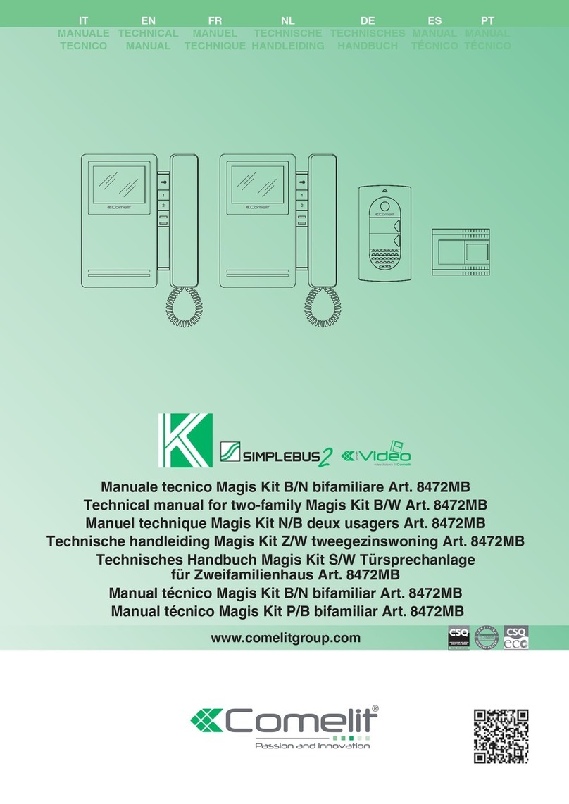 Comelit SIMPLEBUS 2 8472MB User manual