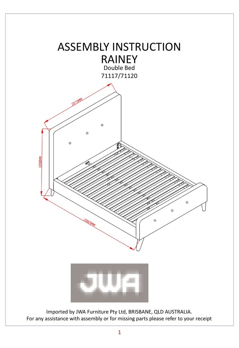 JWA RAINEY 71117 Assembly instruction