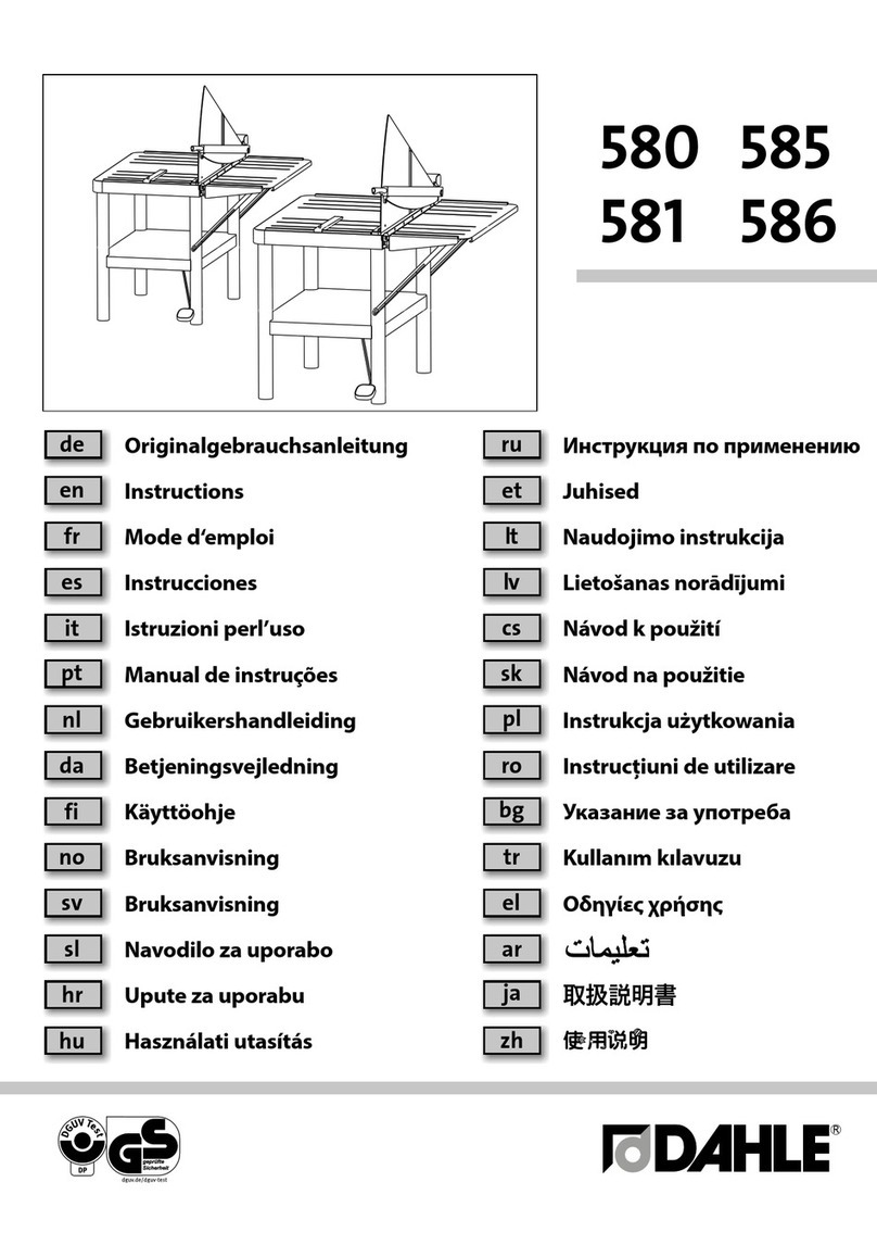 Dahle 580 instructions