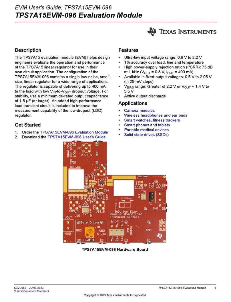 Texas Instruments TPS7A15 User manual
