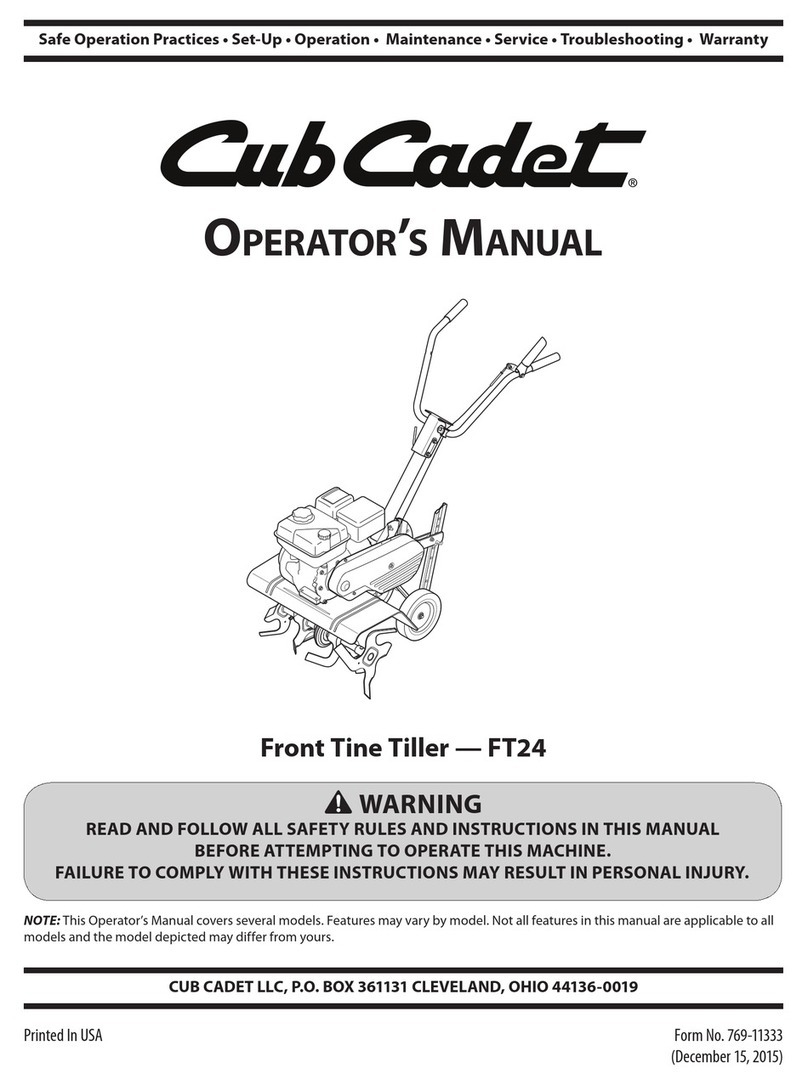 Cub Cadet FT 24 User manual