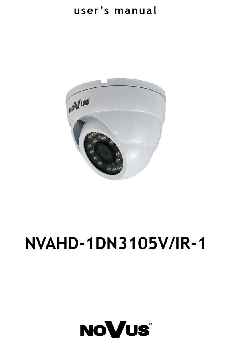 Novus NVAHD-1DN3105V/IR-1 User manual Novus NVAHD-1DN3105V/IR-1 User manual