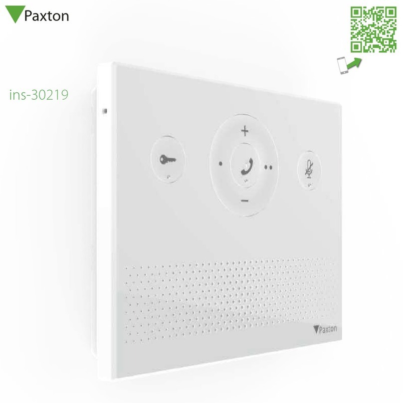 Paxton ins-30219 User manual