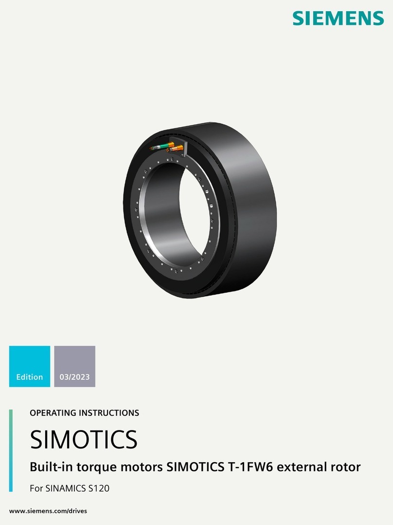 Siemens SIMOTICS T-1FW6 User manual
