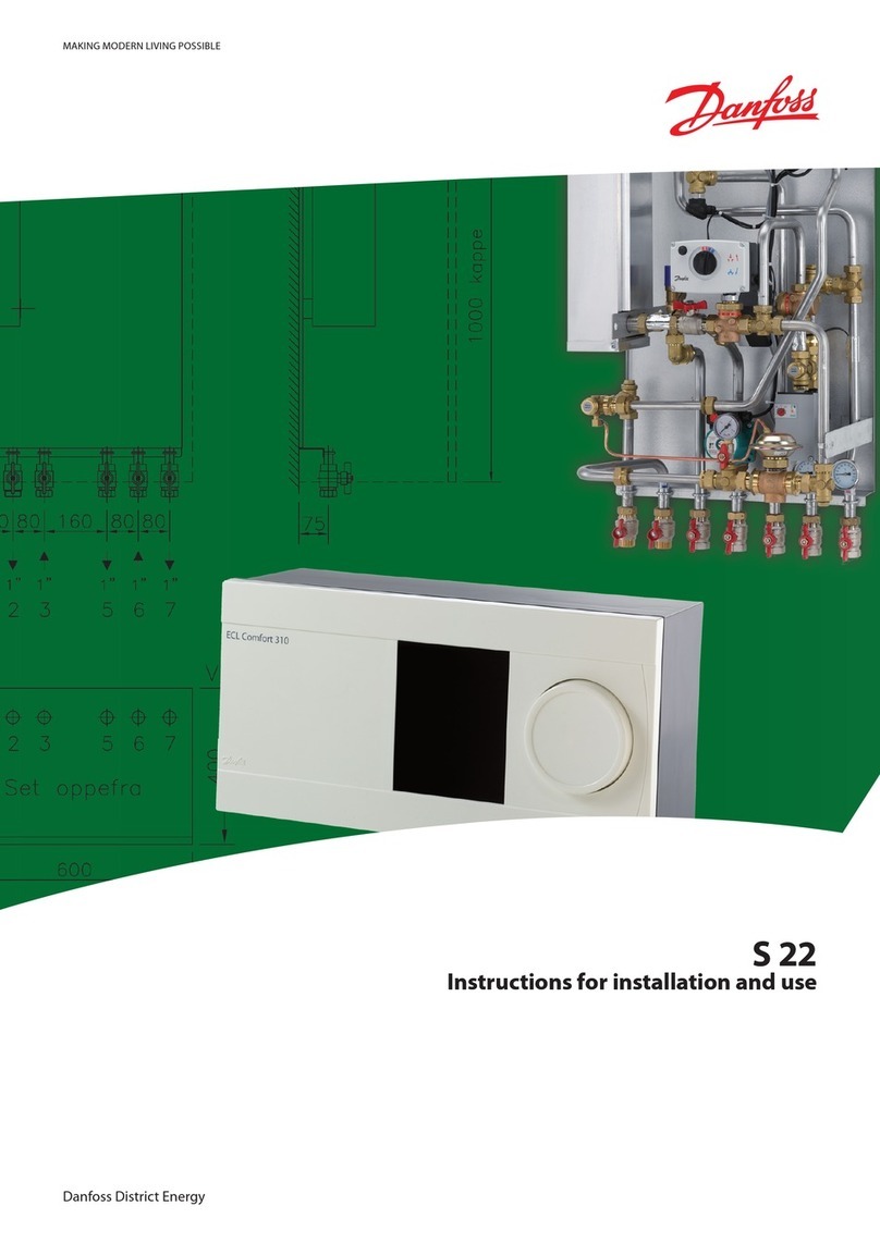 Danfoss S 22 User manual