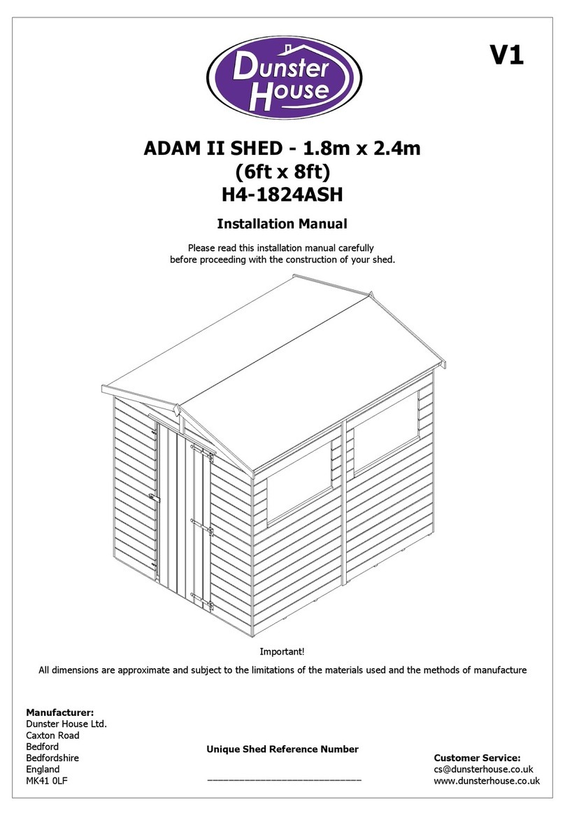 Dunster House ADAM II H4-1824ASH User manual Dunster House ADAM II H4-1824ASH User manual