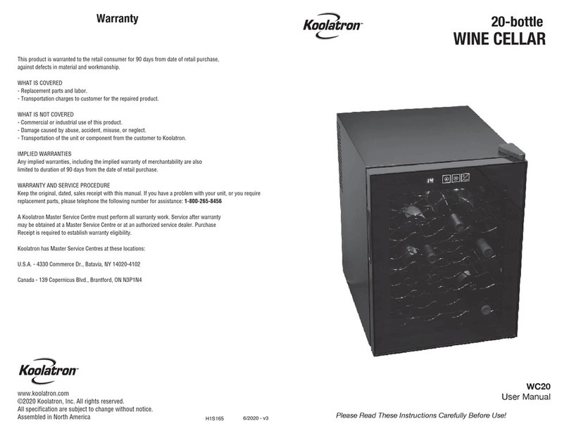 Koolatron WC20 user manual