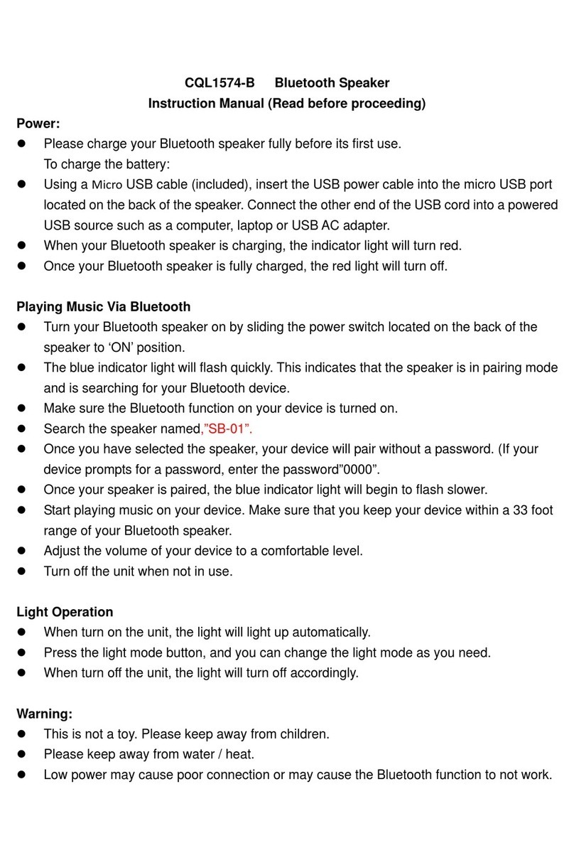 Conquer CQL1574-B User manual Conquer CQL1574-B User manual