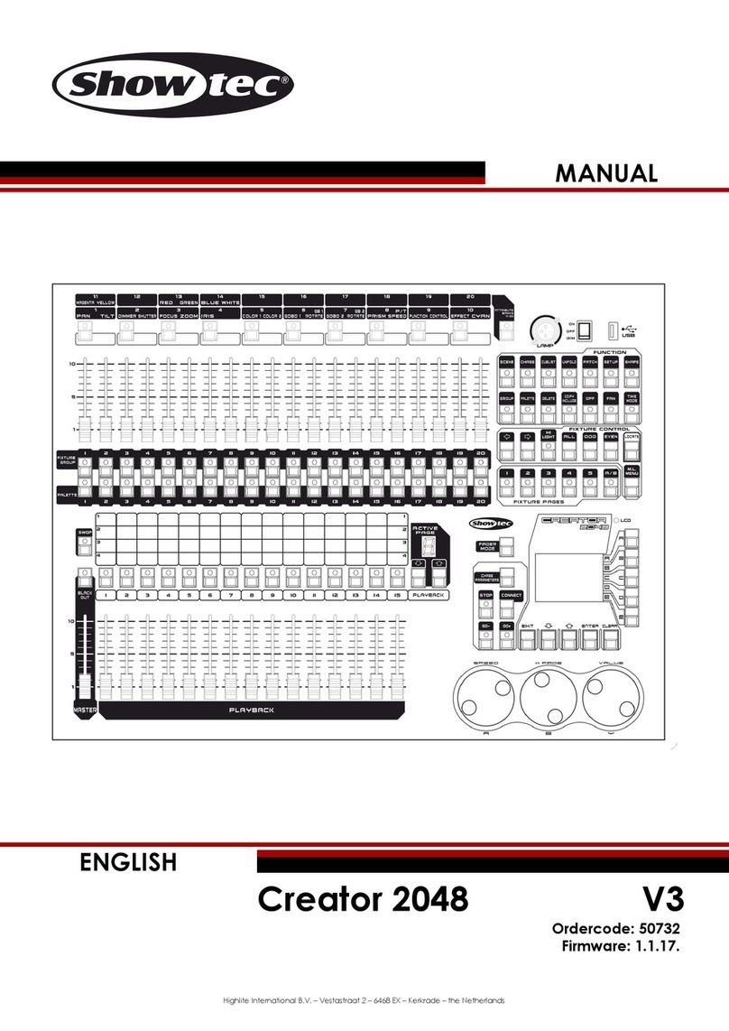 Show Tec Creator 2048 User manual