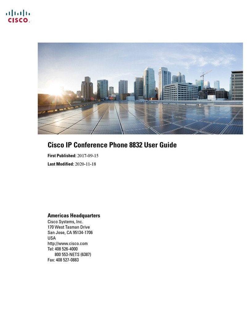 Cisco 8832 User manual
