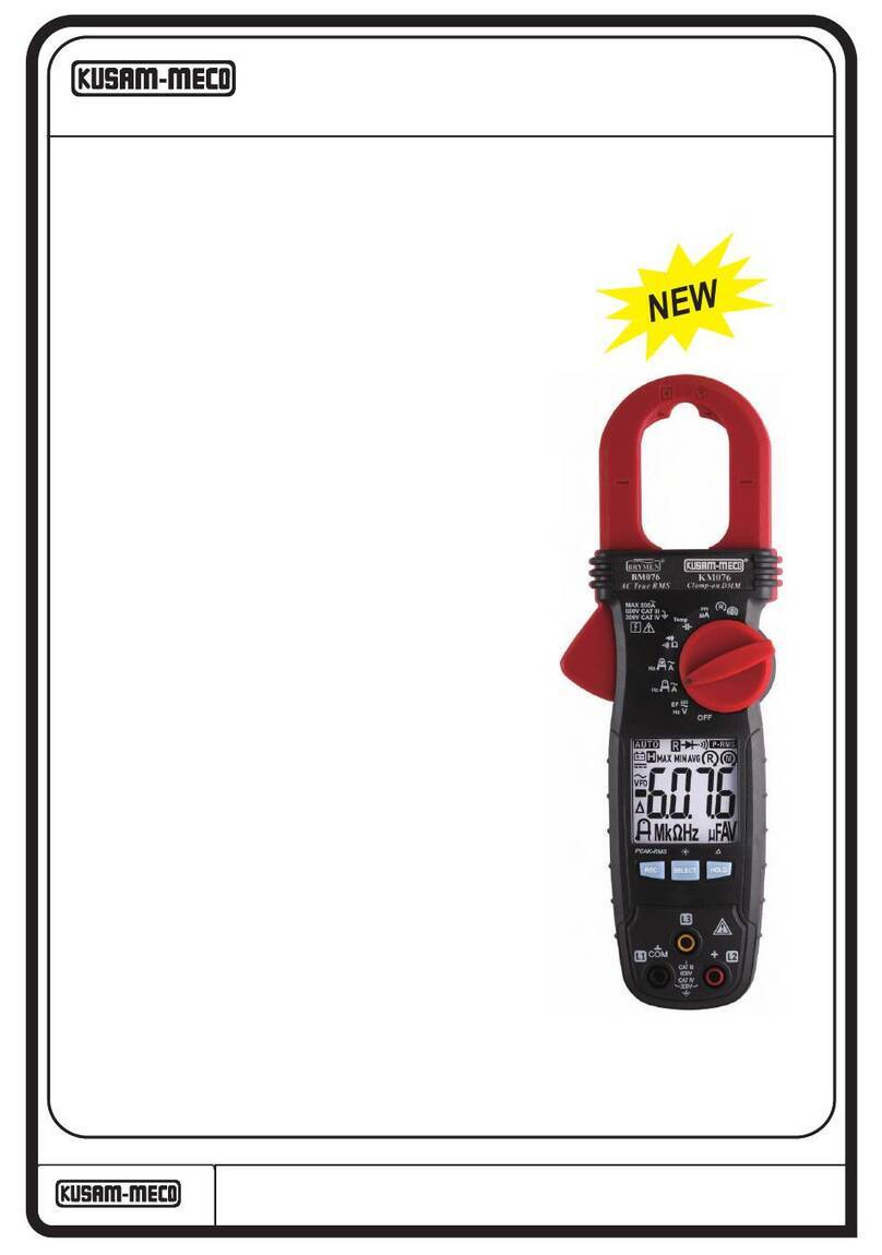 Kusam-meco KM 076 Operation manual