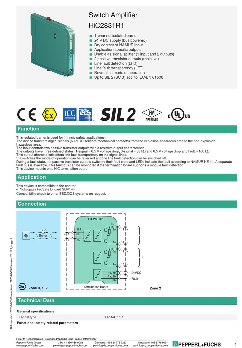 Pepperl+Fuchs HiC2831R1 User manual