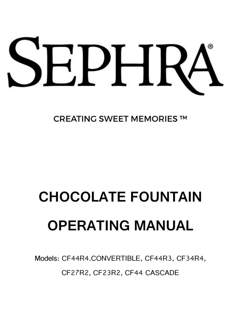 Sephra CF44R4.CONVERTIBLE operating manual