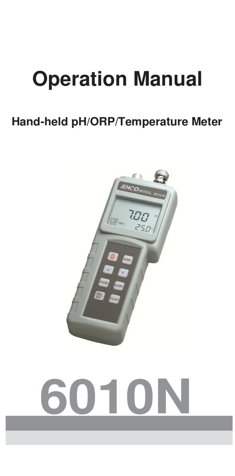 JENCO 6010N User manual