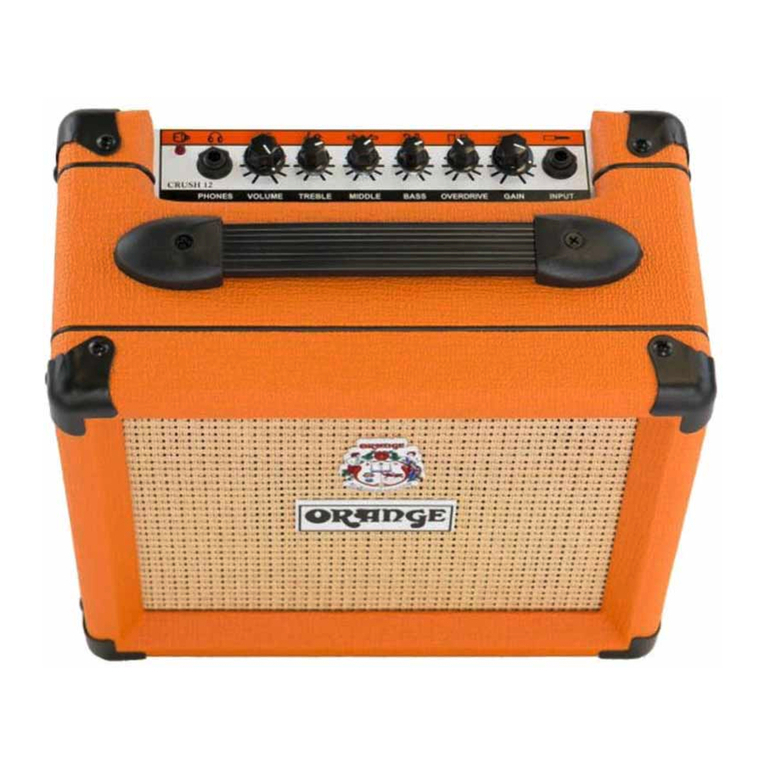 ORANGE CRUSH 12 user manual
