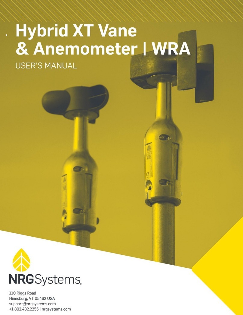 NRG Systems HYBRID XT VANE WRA User manual
