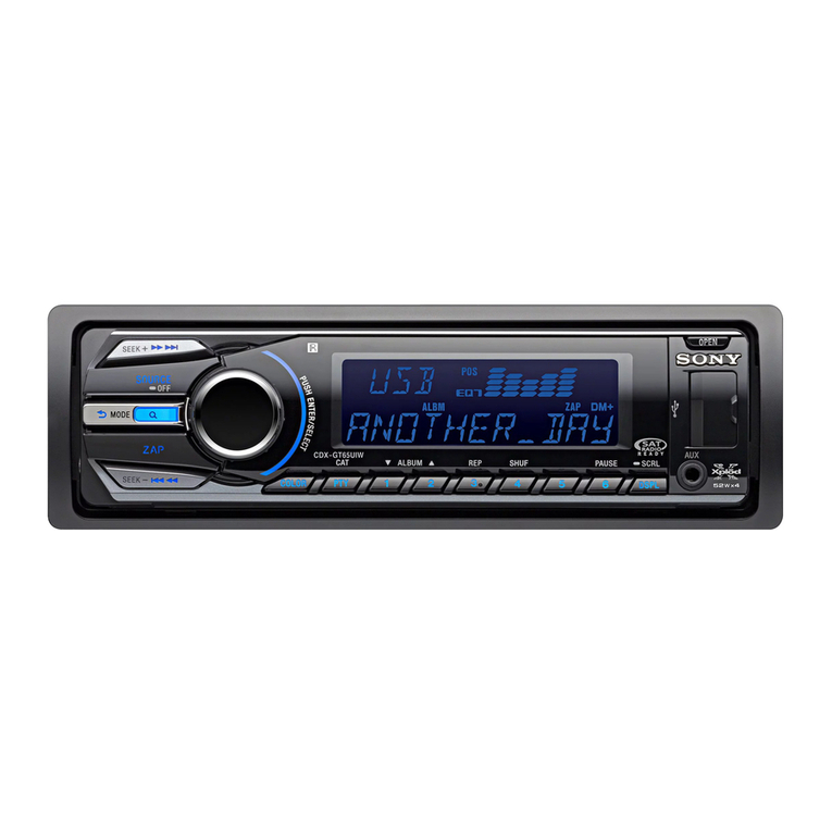 Sony CDX-GT65UIW user manual