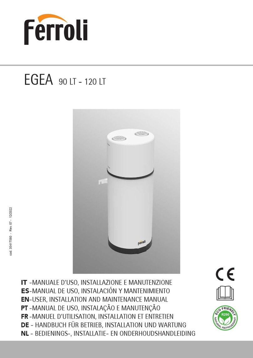 Ferroli EGEA 90 LT Operating instructions
